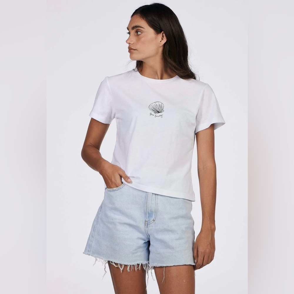 Charlie Holiday/Anthropologie Gone Swimming Slim‎ Tee